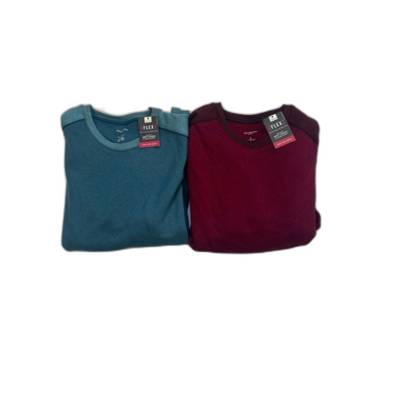 2 Men’s Van Heusen Sweatshirts Red Blue Size Large NWT $130 - Picture 1 of 5